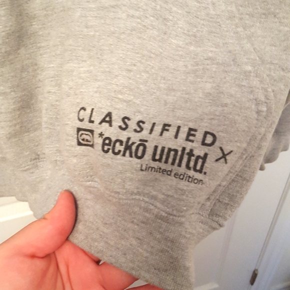 Classified Rapper Limited Edition Grey Hooded Sweatshirt - Picture 5 of 6